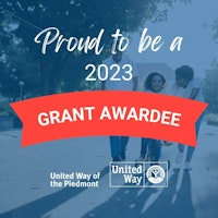 This year, we’re proud to be a recipient of a United Way of the Piedmont (UWP) Community Investment grant. UWP believes that everyone deserves the opportunity to thrive, and we’re excited to partner with them in this work! United Way of the Piedmont